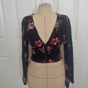 Wild Fable Floral Crop Top